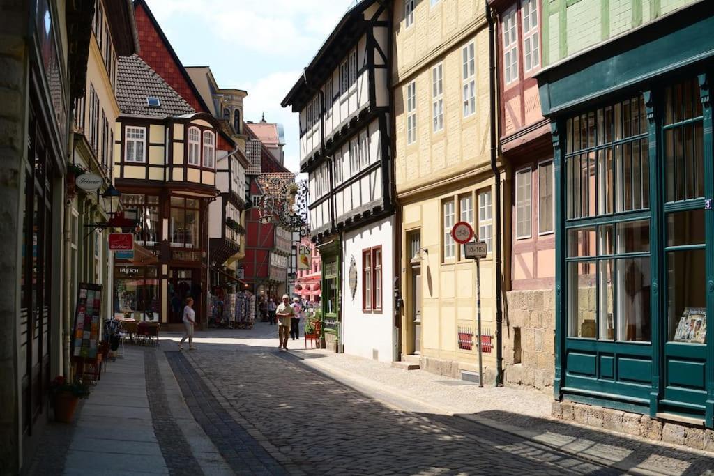 Schoene Ferienwohnung Mit Zwei Schlafzimmern Quedlinburg Exterior foto