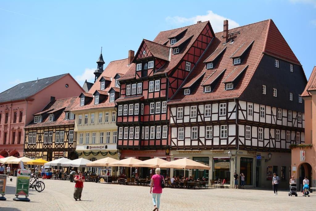 Schoene Ferienwohnung Mit Zwei Schlafzimmern Quedlinburg Exterior foto