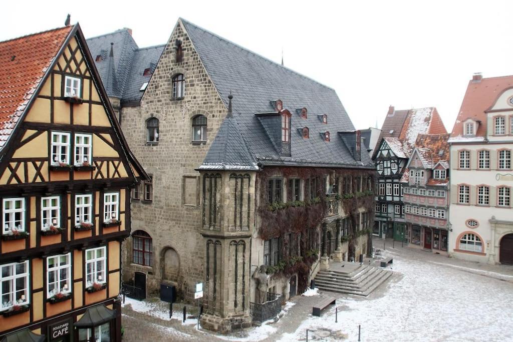 Schoene Ferienwohnung Mit Zwei Schlafzimmern Quedlinburg Exterior foto
